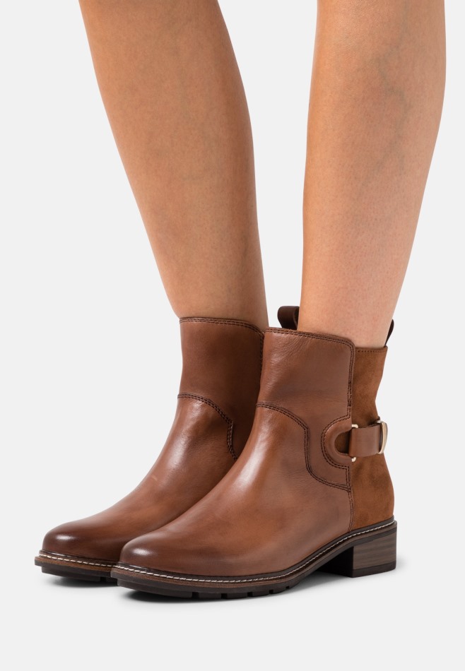 Femmes Gabor | Bottines Classiques Marron Clair Exclusives